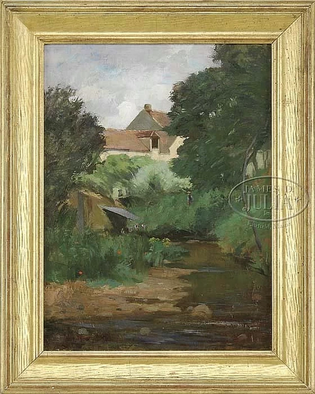 Casa in un paesaggio francese